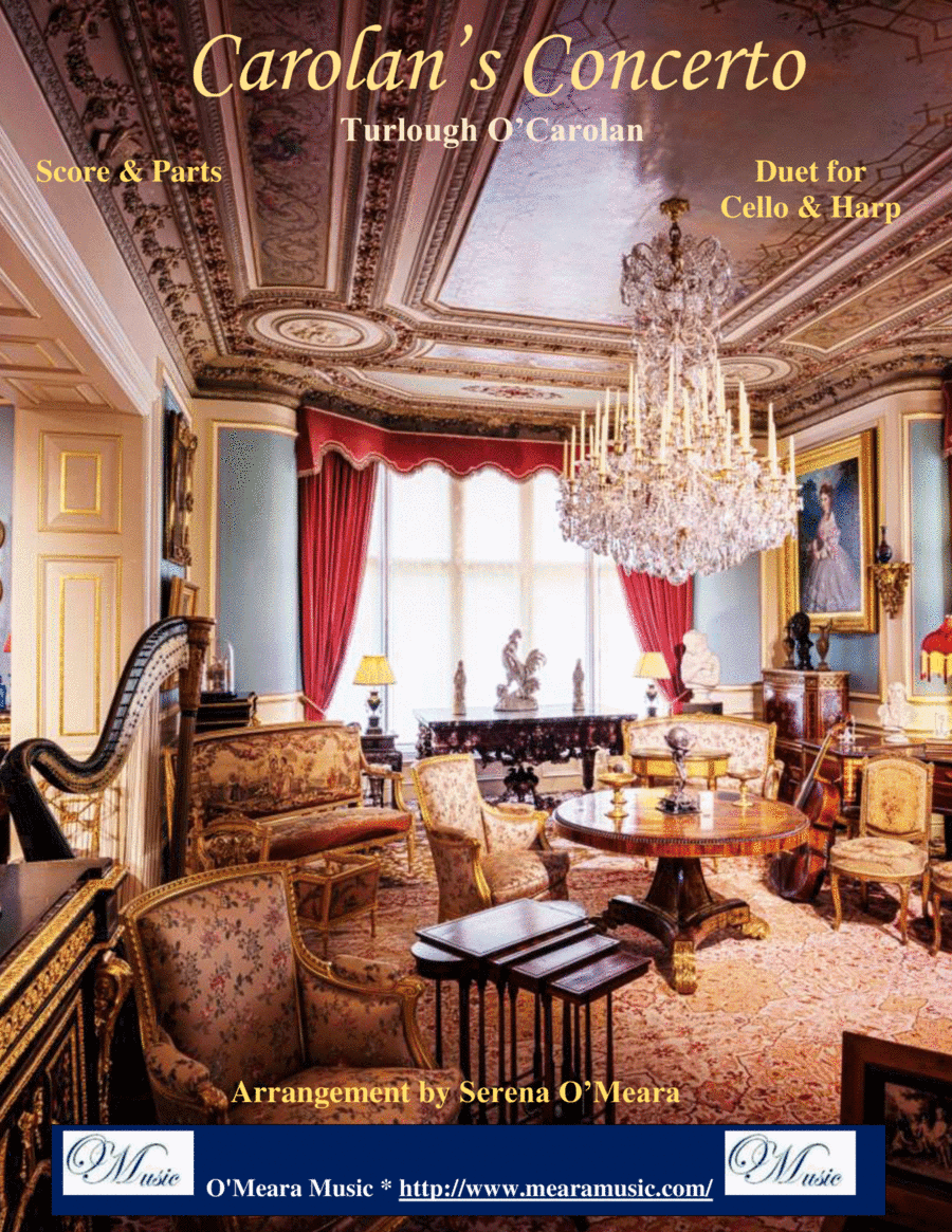 Carolan’s Concerto, Duet for Cello & Harp (arr. Serena O’Meara)