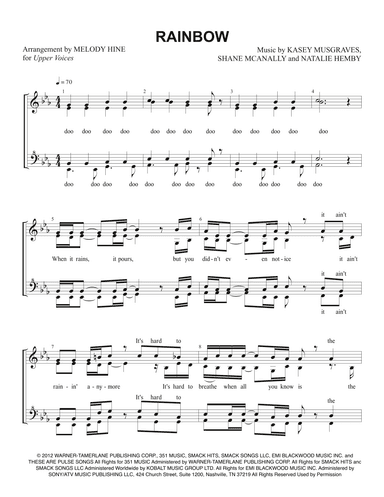 Rainbow (arr. Melody Hine)