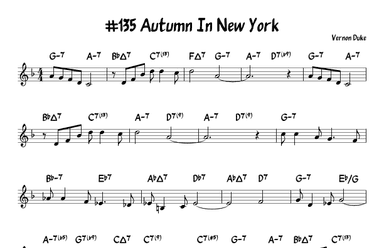 Autumn In New York (arr. John Fries)