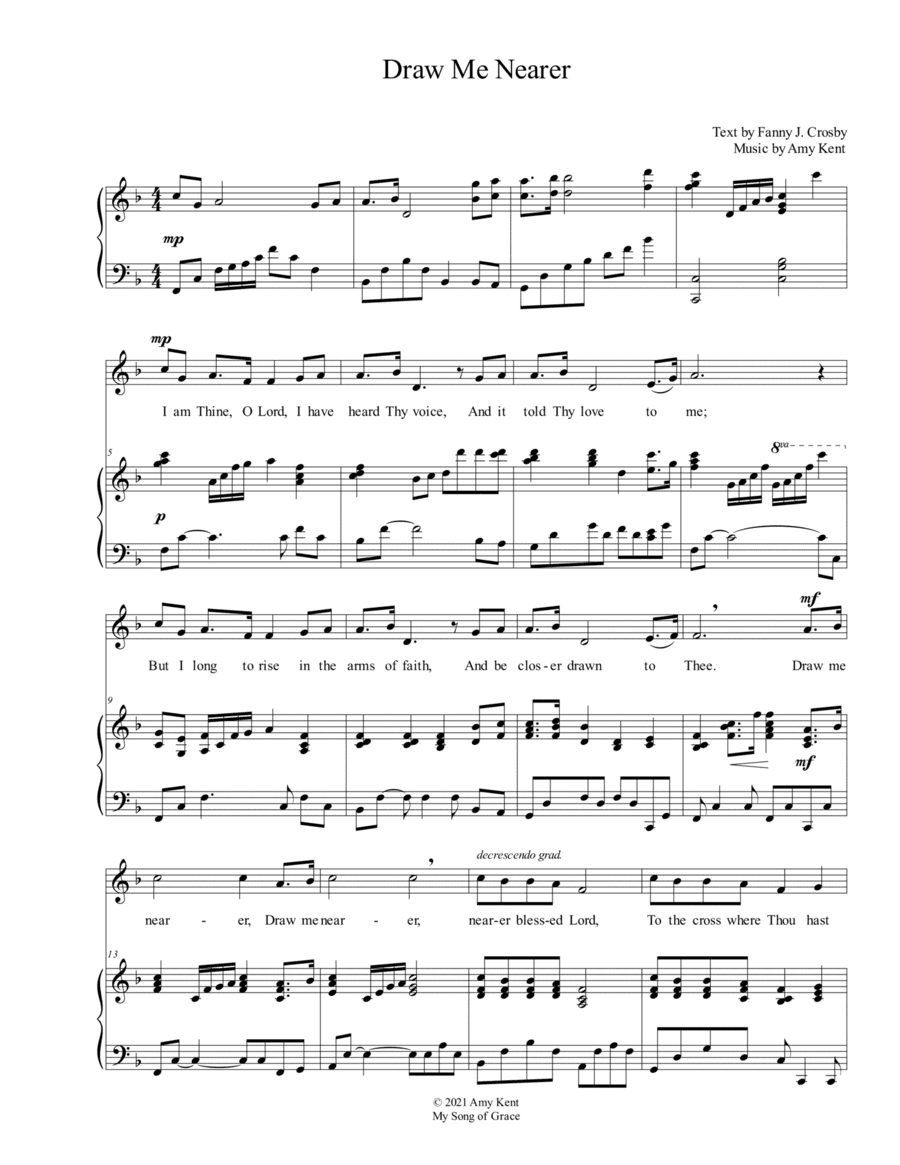 Draw Me Nearer (arr. Amy Kent)