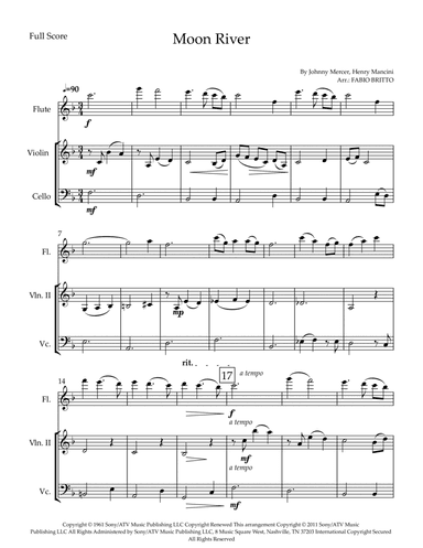Moon River (arr. Fabio Britto)