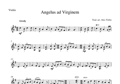 Angelus ad Virginem (arr. Alex Tinlin)