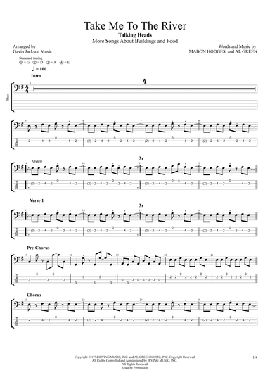Take Me To The River (arr. Gavin Jackson Music)