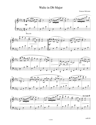 Waltz in D Flat Major