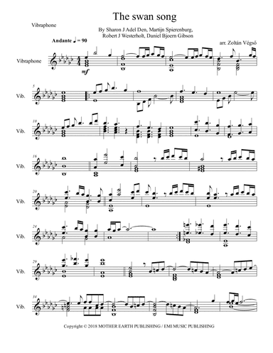 The Swan Song (arr. Zoltán Végső)