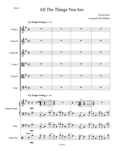 All The Things You Are (arr. DB Williams)