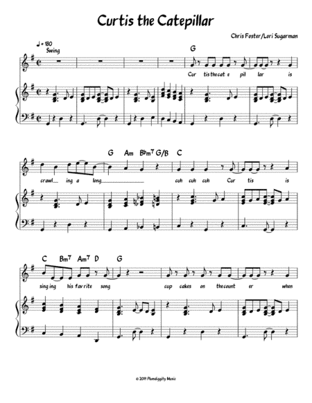 Curtis The Catepillar -  Piano/Vocal/Guitar
