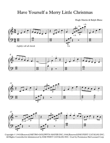 Have Yourself A Merry Little Christmas  from MEET ME IN ST. LOUIS (arr. JulieAnn Smith)