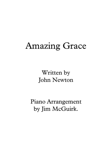Amazing Grace (arr. Jim McGuirk)