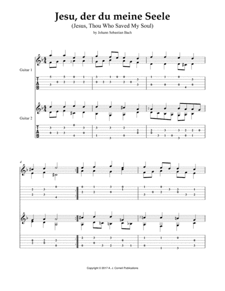 Jesu, der du mein Seele (Jesus, Thou Who Saved My Soul) (arr. Mark Phillips)