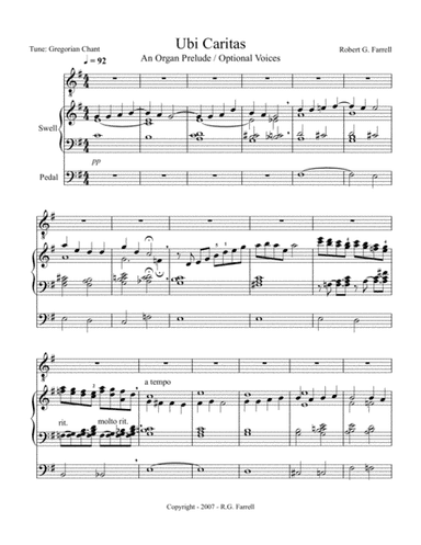 Organ Prelude #18 (arr. Robert G. Farrell)