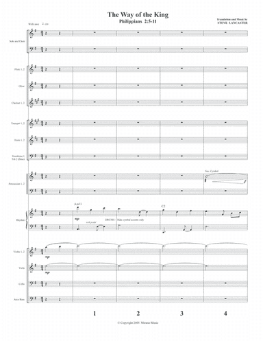 PHILIPPIANS 2:5-11  - The Way of the King - for Choir and Orchestra