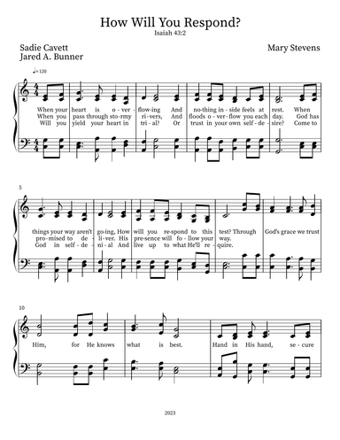 How Will You Respond?