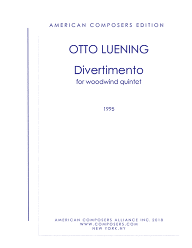 [Luening] Divertimento