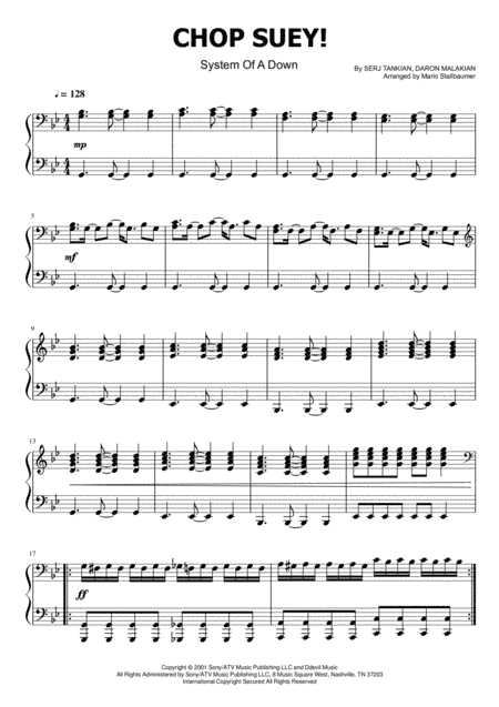 Chop Suey! (arr. Mario Stallbaumer)
