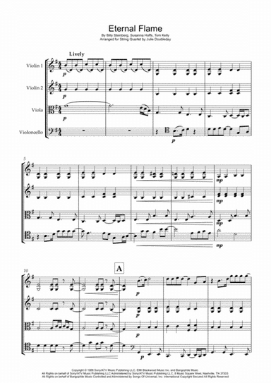 Eternal Flame (arr. Julie Doubleday)