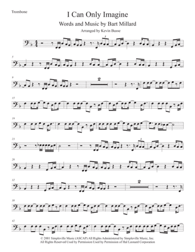 I Can Only Imagine (arr. Kevin Busse)