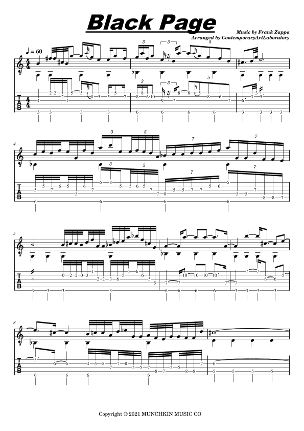 The Black Page (arr. Contemporary Art Laboratory)