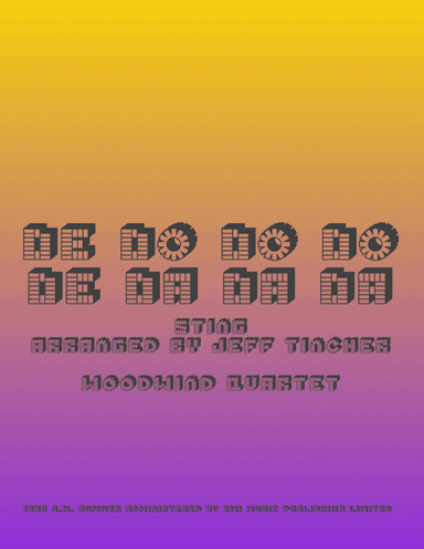 De Do Do Do, De Da Da Da (arr. Jeff Tincher)