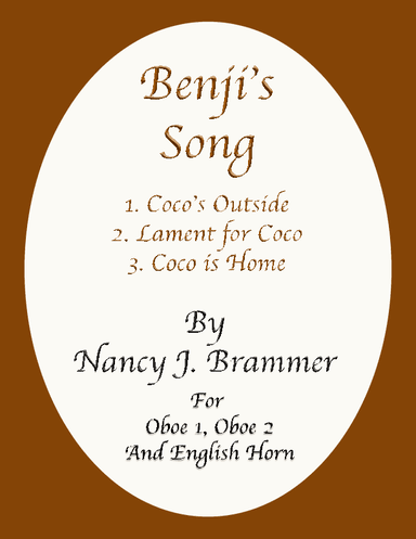 Benji's Song for WW Trio; Oboe, Oboe and English Horn