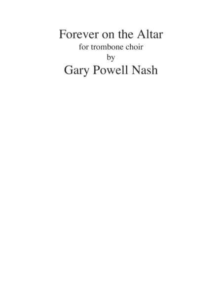 Forever on the Altar