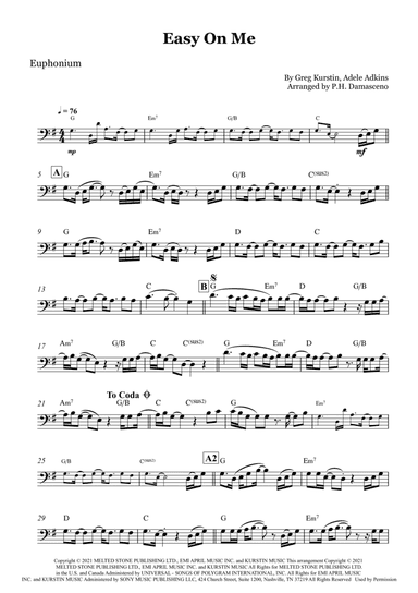 Easy On Me (arr. P.H. Damasceno)