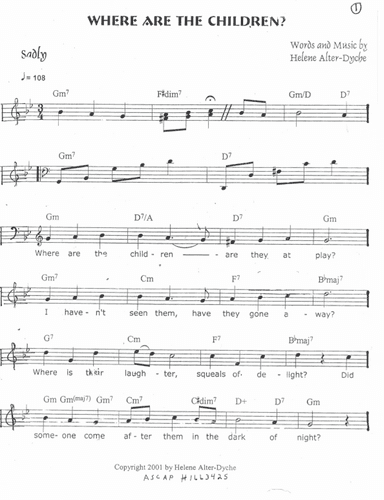 WHERE ARE THE CHILDREN?