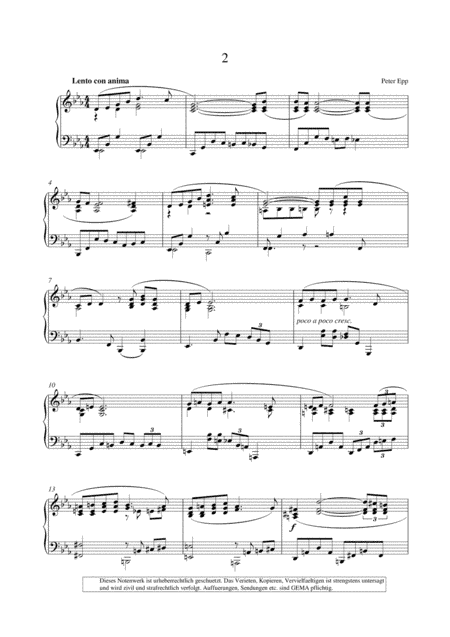 Lento, con amore, (Piano Collection fuer Entertainer)