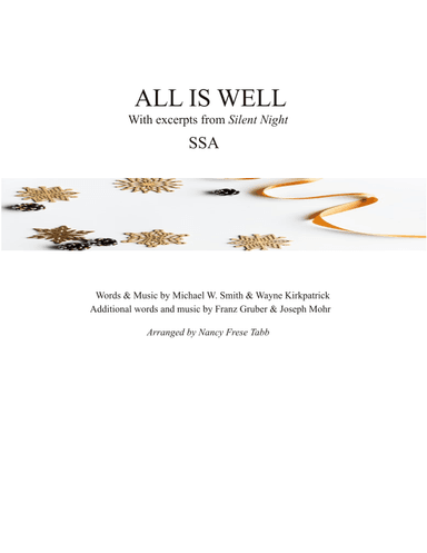 All Is Well (arr. Nancy Frese Tabb)