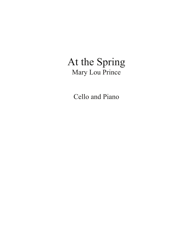 At the Spring