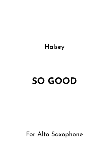 So Good (arr. Jireh J.)