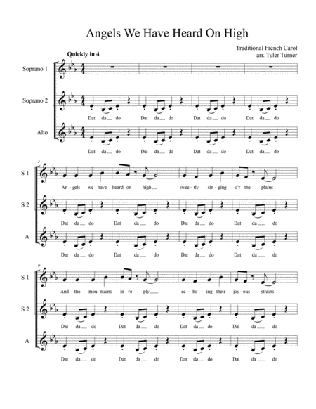 Angels We Have Heard on High (arr. Charles Tyler Turner)