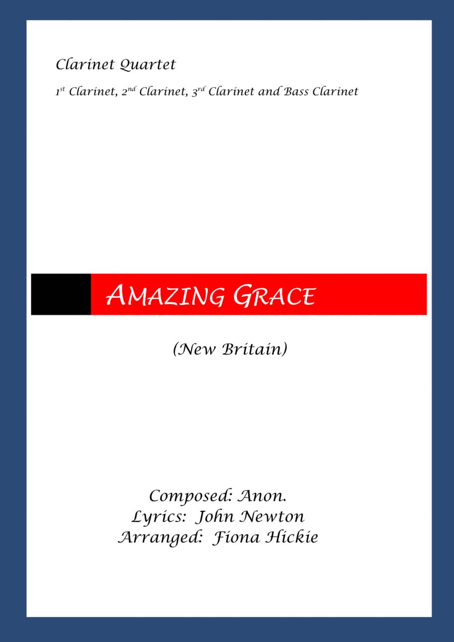 Amazing Grace (arr. Fiona Hickie)