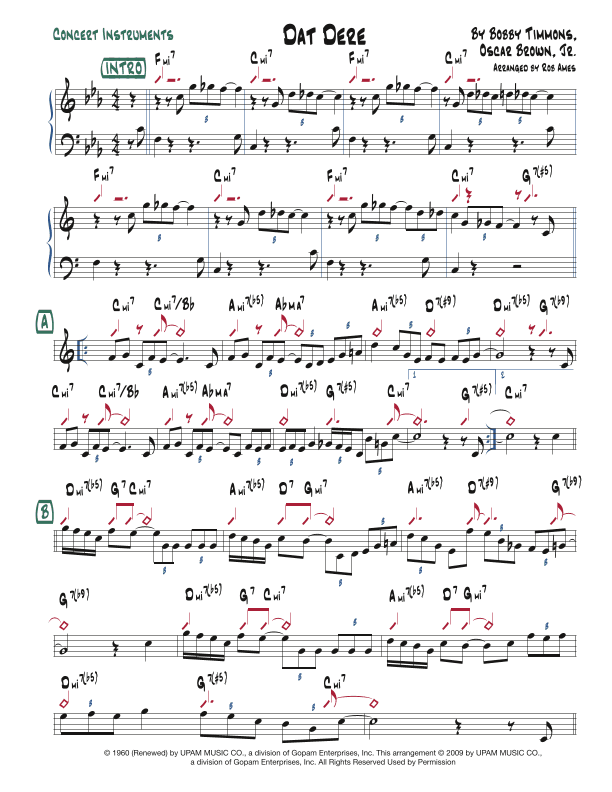 Dat Dere (arr. Rob Ames)