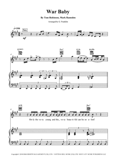 War Baby (arr. G. Franklin)