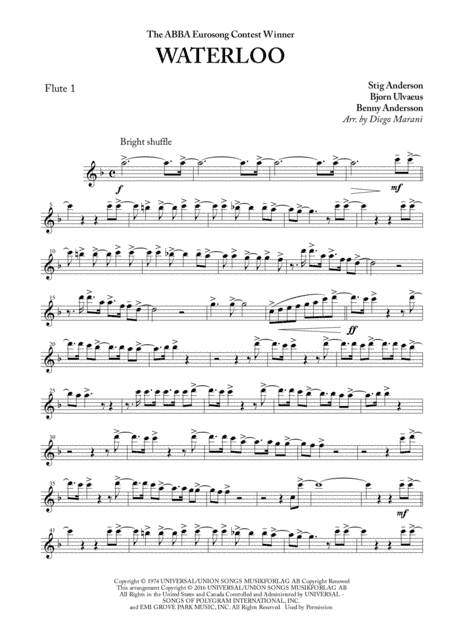 Waterloo (arr. Diego Marani)