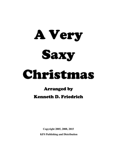 A Very Saxy Christmas - tenor (arr. Kenneth D. Friedrich)