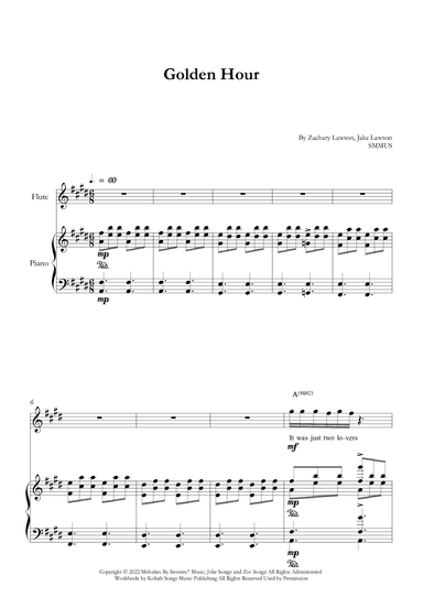 Golden Hour (arr. SMMUS)
