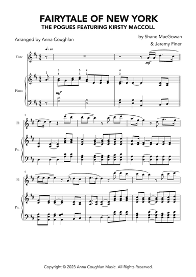 Fairytale Of New York (arr. Anna Coughlan)