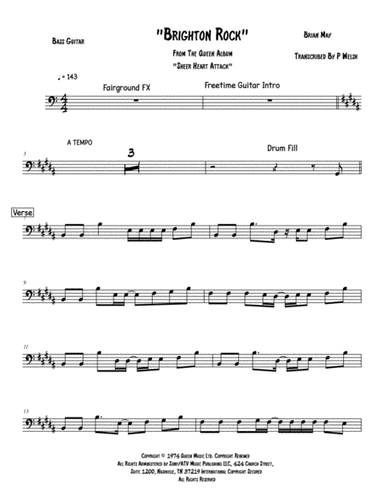 Brighton Rock (arr. Accubass)