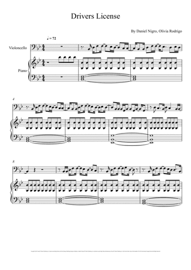 Drivers License (arr. André Laitano)