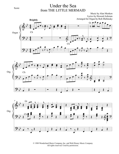Under The Sea (arr. Rob Hlebinsky)