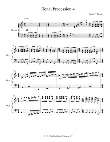 Tonal Procession 4 And So It Is