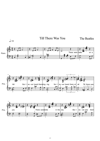 Till There Was You (arr. The Beatles)