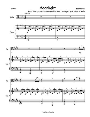 Moonlight (arr. Kristina Howells)