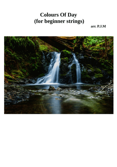 Colours of Day (for beginner strings) (arr. P.J.M)