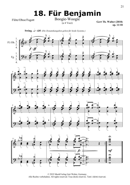 For Benjamin (from Woodwind Pop Romanticists)