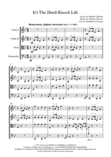 It's The Hard-Knock Life (arr. Sachiththa Fernando)