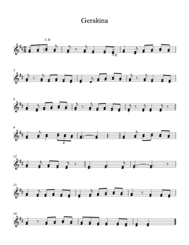 Gerakina - Traditional Greek Song (arr. Milan Mitic)