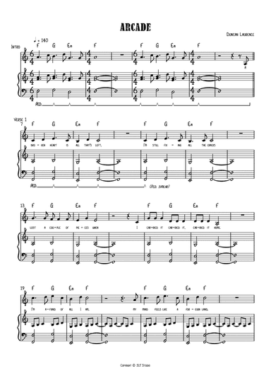 Arcade (arr. Joshua Tindall)